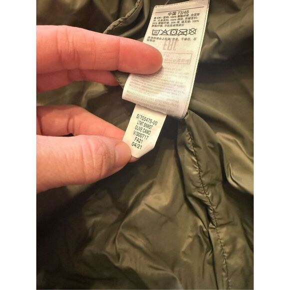 Baby Gap Green Camo Lightweight Primaloft Insulation Snowsuit Size 6-12 Months - Picture 7 of 7